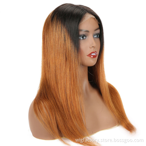 wholesale highlight natural afro curl wig, natural colored  women wigs human hair,bone straight human hair lacefrontawig brazili